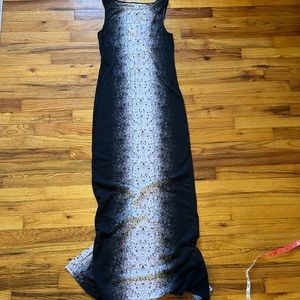 Fitted maxi dress NWT